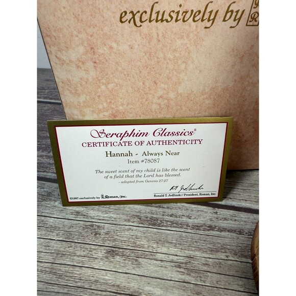 Seraphim Classics Hannah Always Near #78087 Roman, Inc. 1997 - Picture 16 of 16